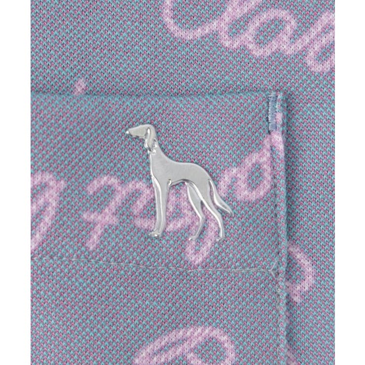 シャンブレープリント半袖ポロシャツ | adabat | 詳細画像4 