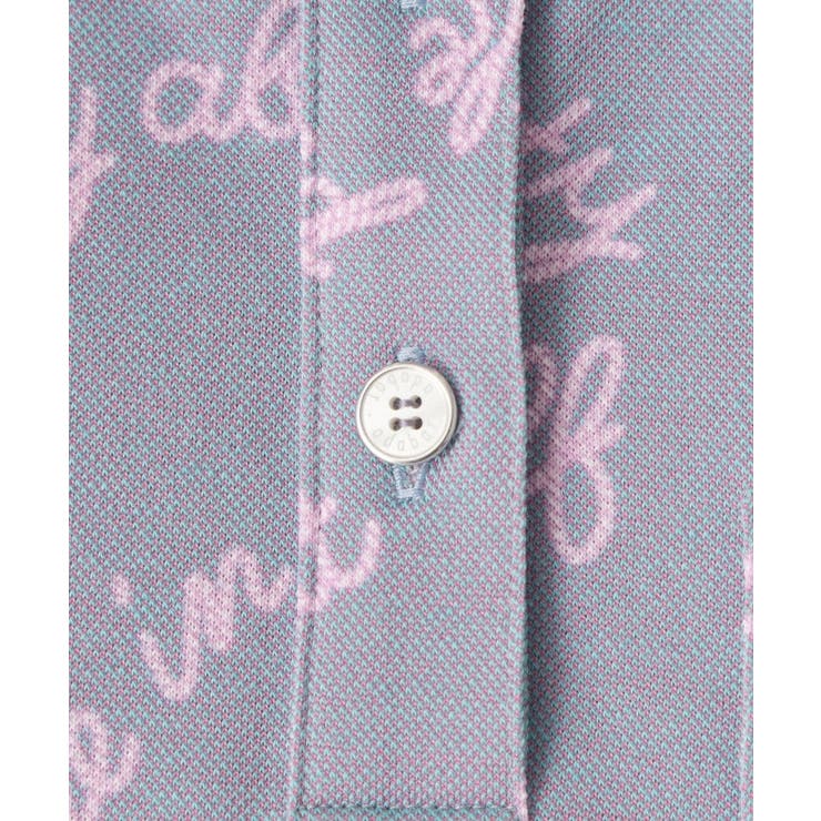 シャンブレープリント半袖ポロシャツ | adabat | 詳細画像15 