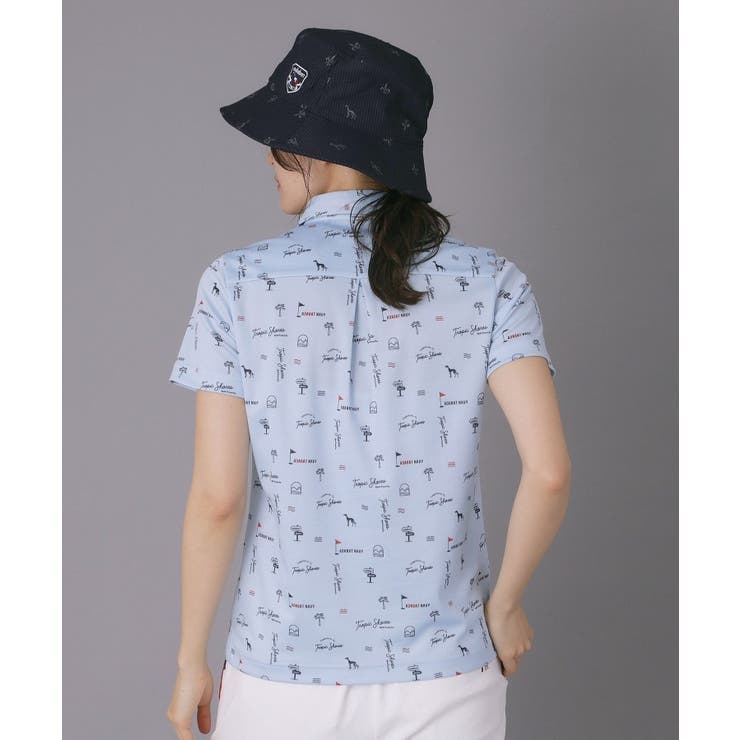 【ADABAT NAVY】ロゴサマープリント半袖ポロシャツ | adabat | 詳細画像7 