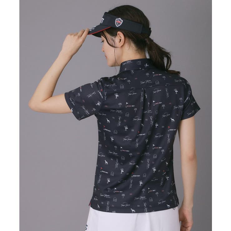 【ADABAT NAVY】ロゴサマープリント半袖ポロシャツ | adabat | 詳細画像12 