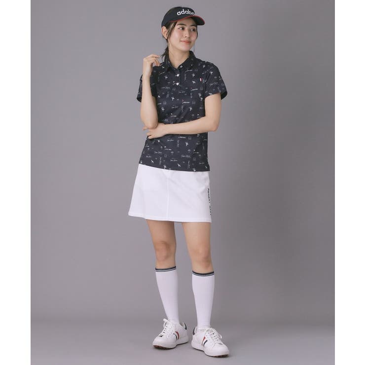 【ADABAT NAVY】ロゴサマープリント半袖ポロシャツ | adabat | 詳細画像13 