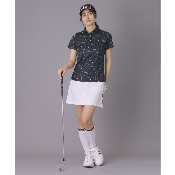 【ADABAT NAVY】ロゴサマープリント半袖ポロシャツ | adabat | 詳細画像14 