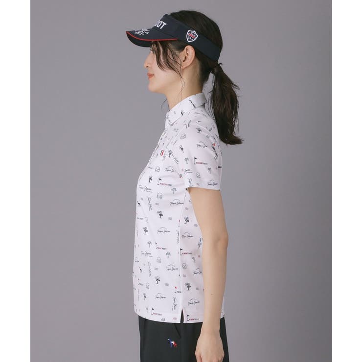 【ADABAT NAVY】ロゴサマープリント半袖ポロシャツ | adabat | 詳細画像17 