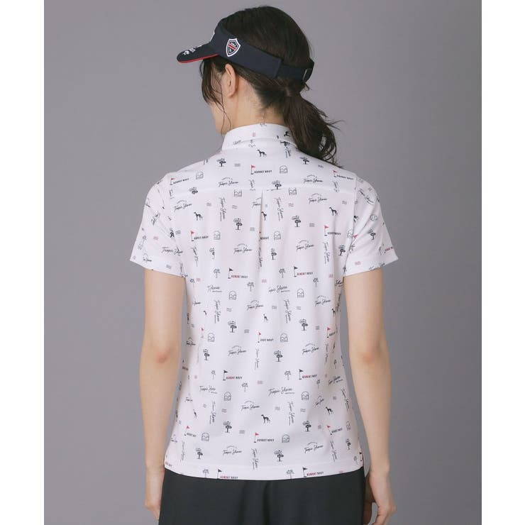 【ADABAT NAVY】ロゴサマープリント半袖ポロシャツ | adabat | 詳細画像18 