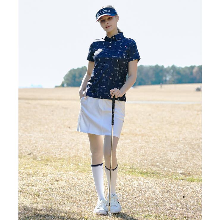 【ADABAT NAVY】ロゴサマープリント半袖ポロシャツ | adabat | 詳細画像11 