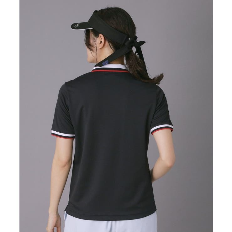 【ADABAT NAVY】吸水速乾/ＵＶカット カノコクレリック半袖ポロシャツ | adabat | 詳細画像6 