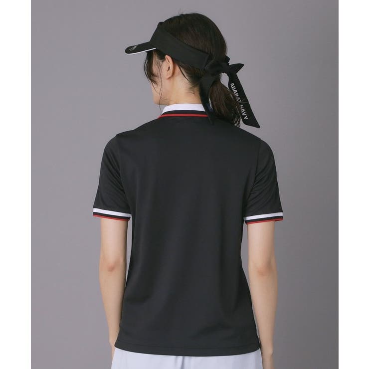 【ADABAT NAVY】吸水速乾/ＵＶカット カノコクレリック半袖ポロシャツ | adabat | 詳細画像12 