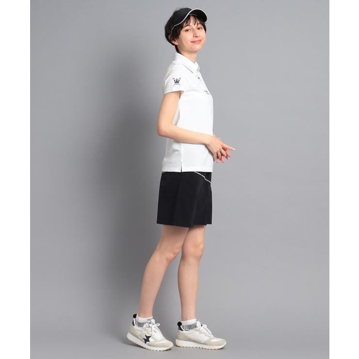 UVカット／吸水速乾】ロゴデザイン 半袖ポロシャツ[品番