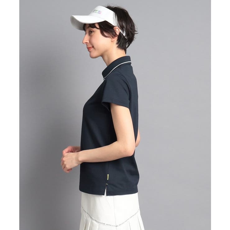 【UVカット／吸水速乾】ロゴデザイン 半袖ポロシャツ | adabat | 詳細画像28 