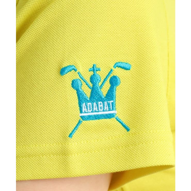 【UVカット／吸水速乾】ロゴデザイン 半袖ポロシャツ | adabat | 詳細画像50 