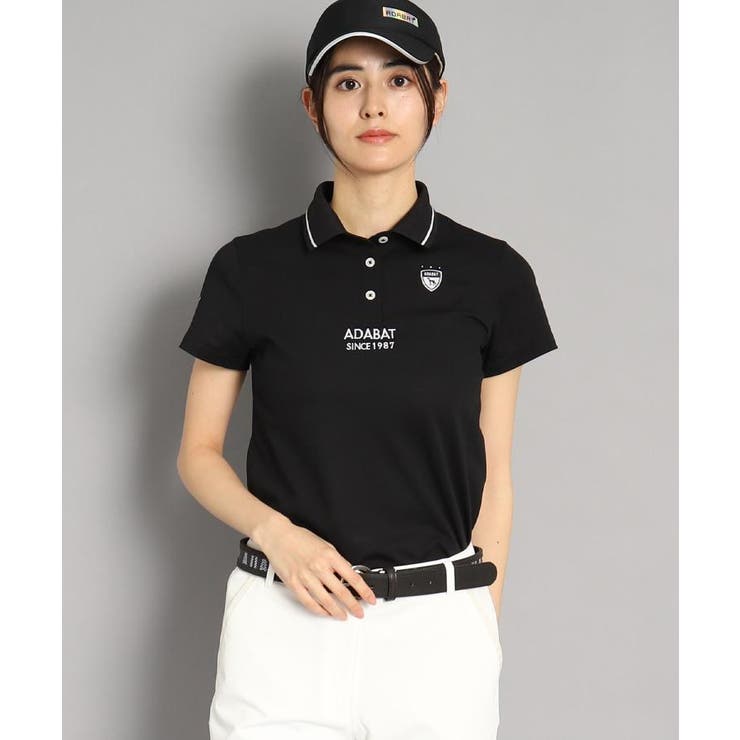 【UVカット／吸水速乾】ロゴデザイン 半袖ポロシャツ | adabat | 詳細画像65 