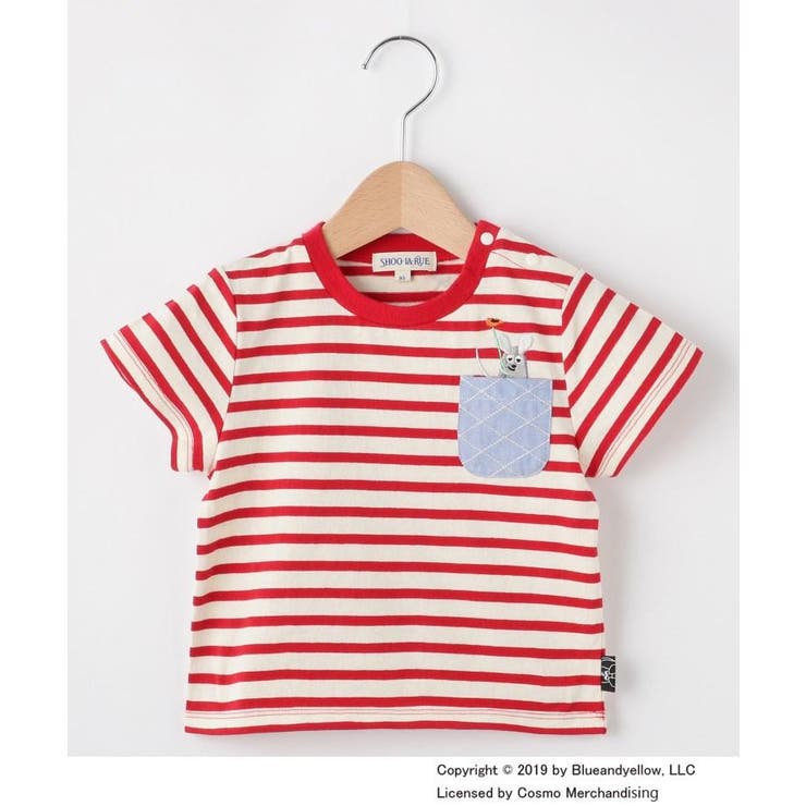 80 110cm 限定コラボ ボーダーポケット フレデリックｔシャツ 品番 Wrdw Shoo La Rue シューラルー のキッズファッション通販 Shoplist ショップリスト