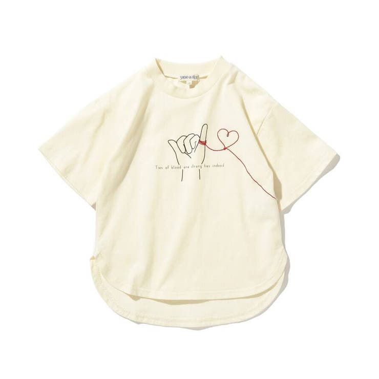 つながる 赤い糸キッズtシャツ 品番 Wrdw Shoo La Rue シューラルー のキッズファッション通販 Shoplist ショップリスト