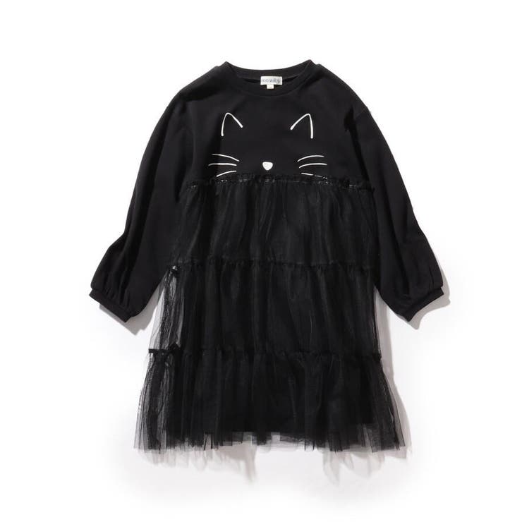 90 130cm ハロコレ ネコチュールワンピース 品番 Wrdw Shoo La Rue シューラルー のキッズファッション通販 Shoplist ショップリスト