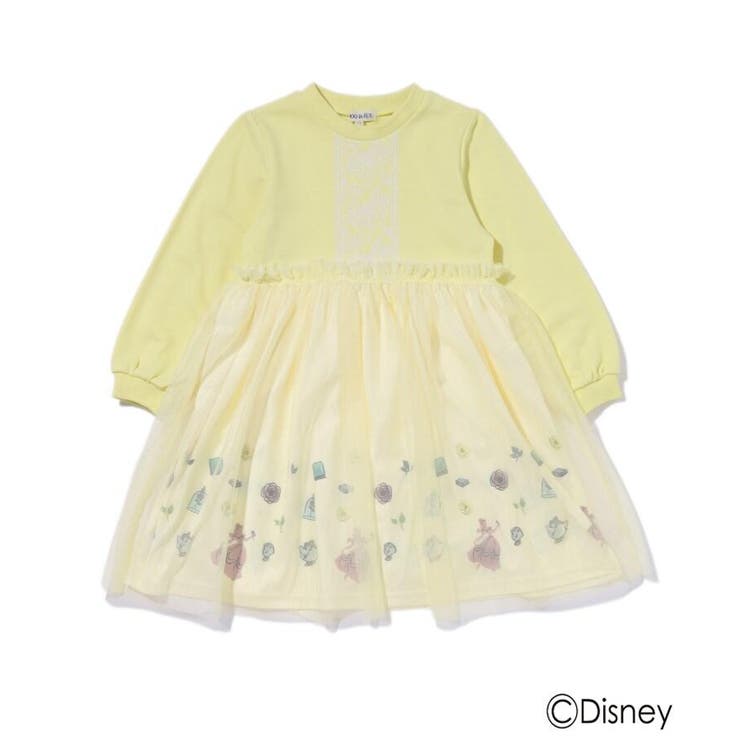 Disney 裏毛プリンセス ワンピ 品番 Wrdw Shoo La Rue シューラルー のキッズファッション通販 Shoplist ショップリスト