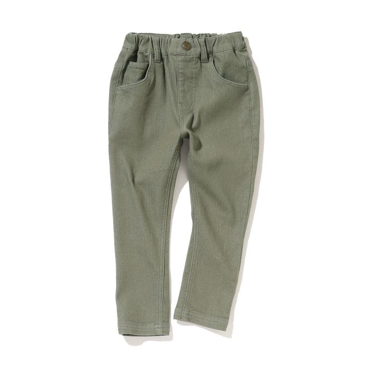 カーキ(027)】【90-130cm】ストレッチパンツ[品番：WRDW0162522]｜SHOO