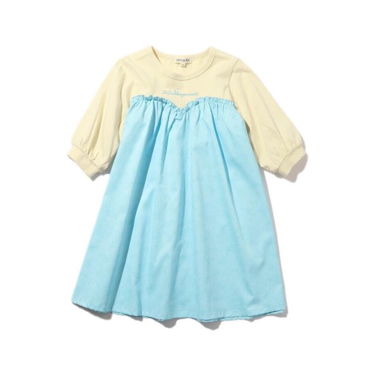 すみっコぐらし 総柄切替ワンピース 品番 Wrdw Shoo La Rue シューラルー のキッズ ファッション通販 Shoplist ショップリスト