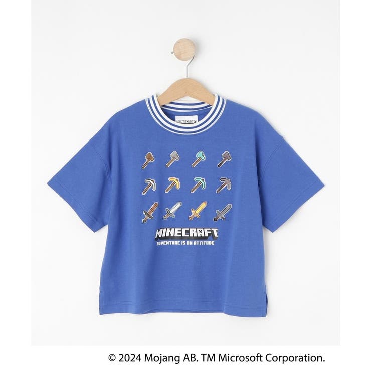 【マインクラフト】ラインリブTシャツ | SHOO・LA・RUE | 詳細画像1 