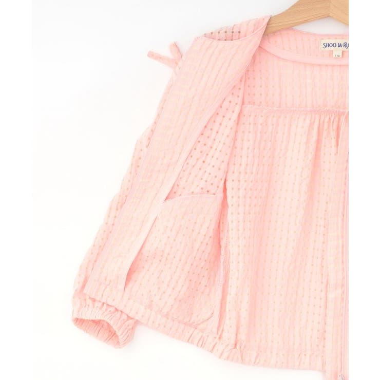 【100-120cm】シアーチェックブルゾン | SHOO・LA・RUE | 詳細画像9 