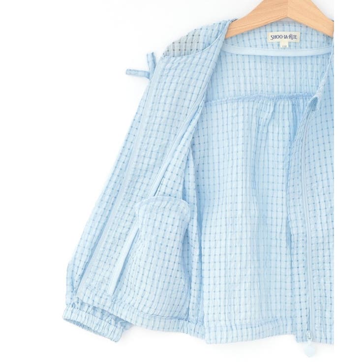 【100-120cm】シアーチェックブルゾン | SHOO・LA・RUE | 詳細画像10 