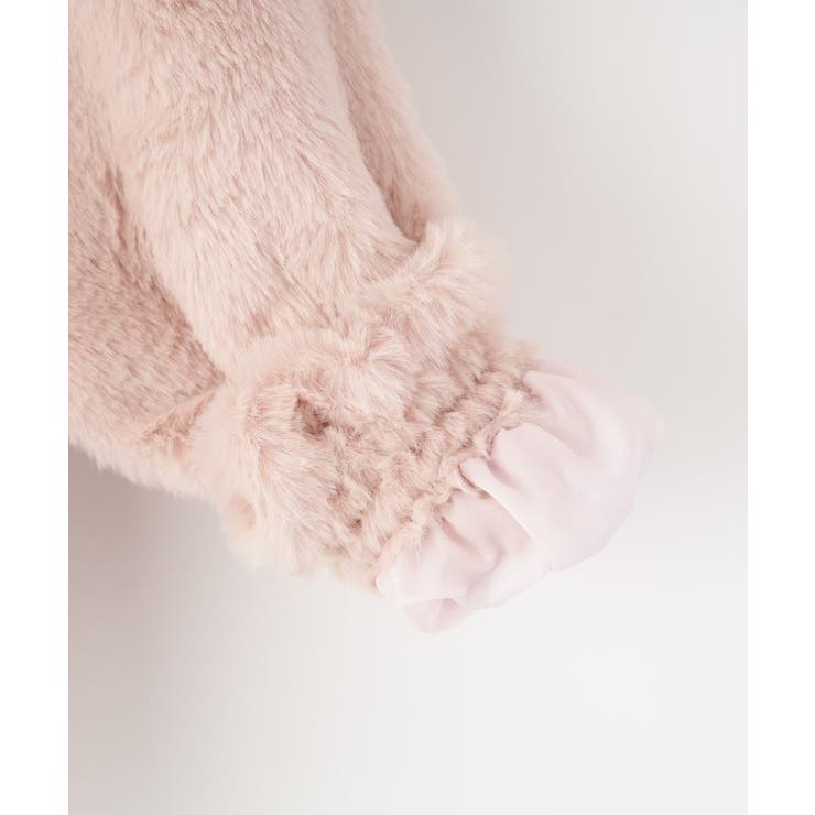 【100-120cm/トドラー】耳付きエコファーパーカ | SHOO・LA・RUE | 詳細画像5 