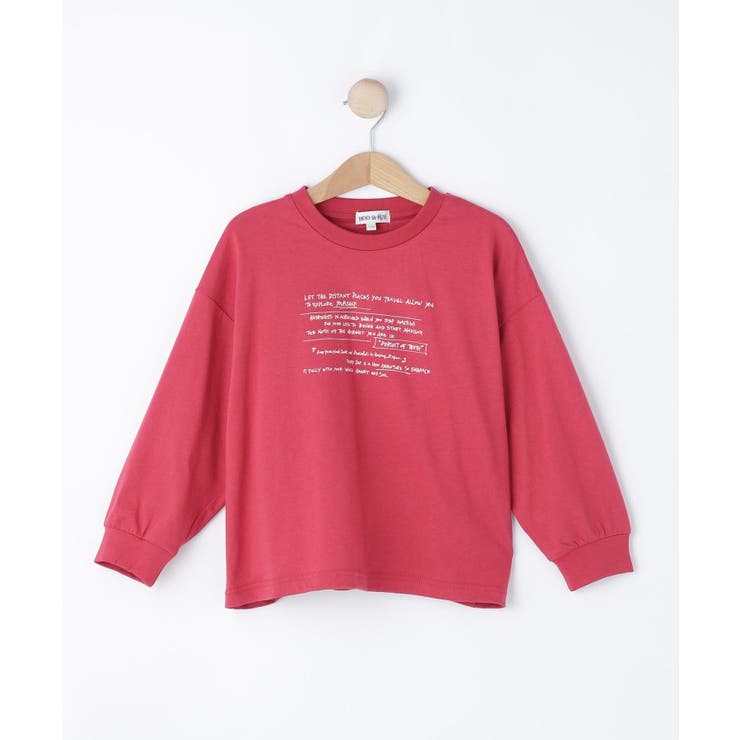 ピンク(573) | 【100-150cm/レディースリンク】プリントアソートロンT | SHOO・LA・RUE