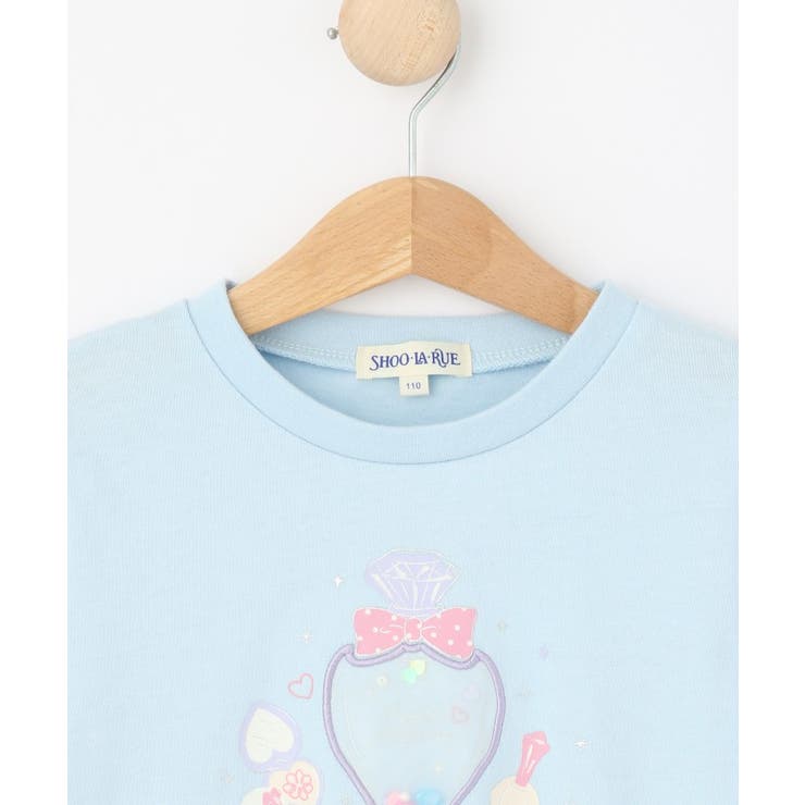 【100-150cm】オーガンジーモチーフ使いロンT | SHOO・LA・RUE | 詳細画像3 