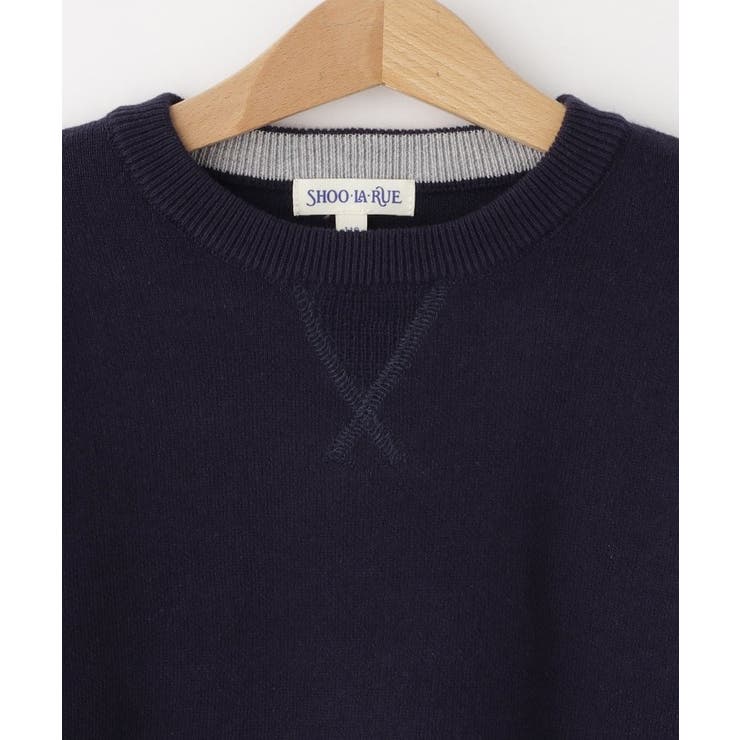 【100-150cm/リンク可】シンプルだから使いやすい カラーニット | SHOO・LA・RUE | 詳細画像3 