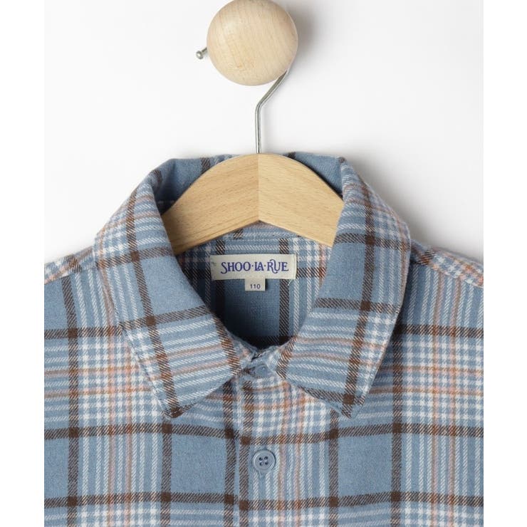 【100-150cm】チェックオーバーシャツ | SHOO・LA・RUE | 詳細画像3 