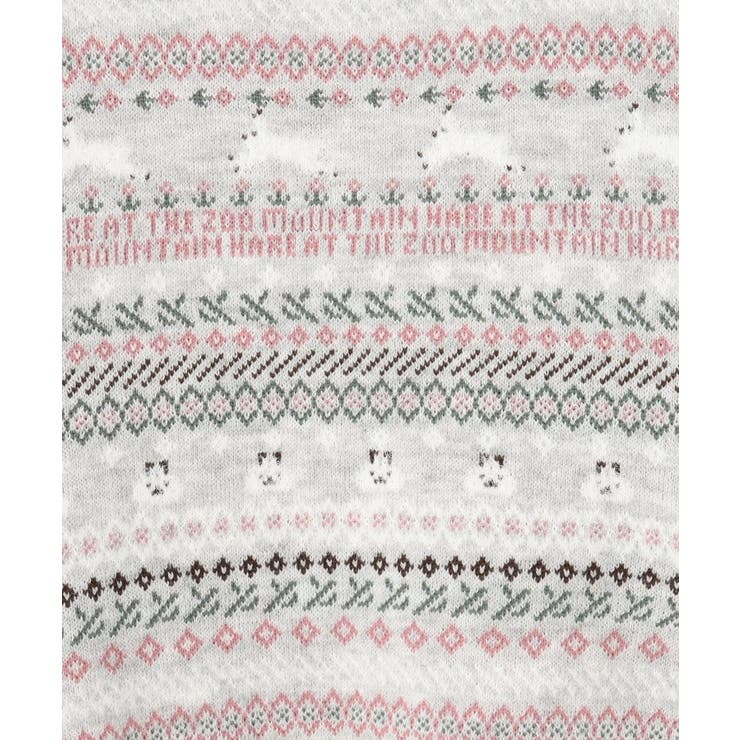 【旭山動物園応援商品】ノルディック柄 モールニット | SHOO・LA・RUE | 詳細画像7 