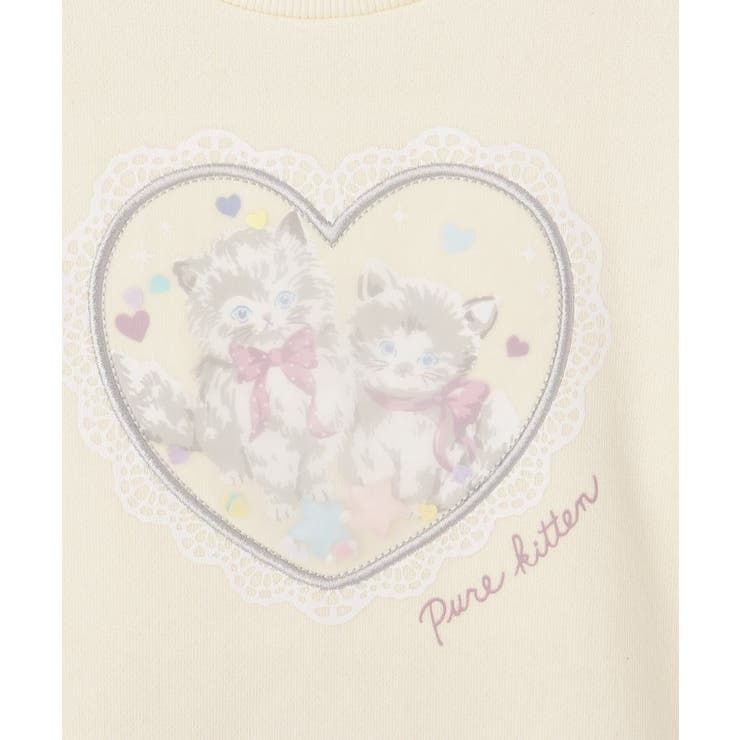 【100-150cm】オーガンジーモチーフスウェット | SHOO・LA・RUE | 詳細画像7 