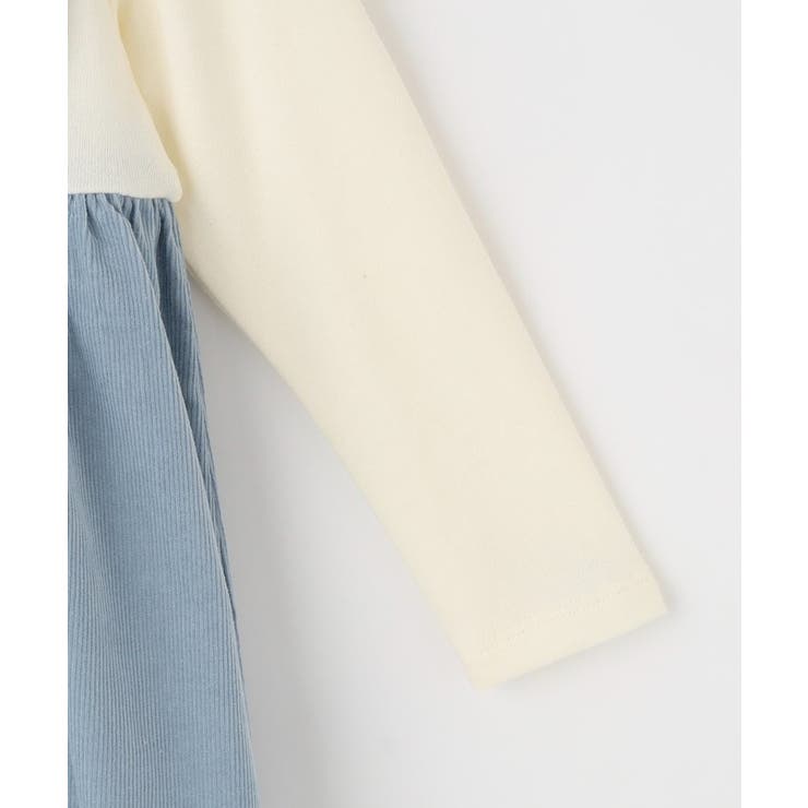 【100-120cm】コーデュロイドッキングワンピース | SHOO・LA・RUE | 詳細画像4 