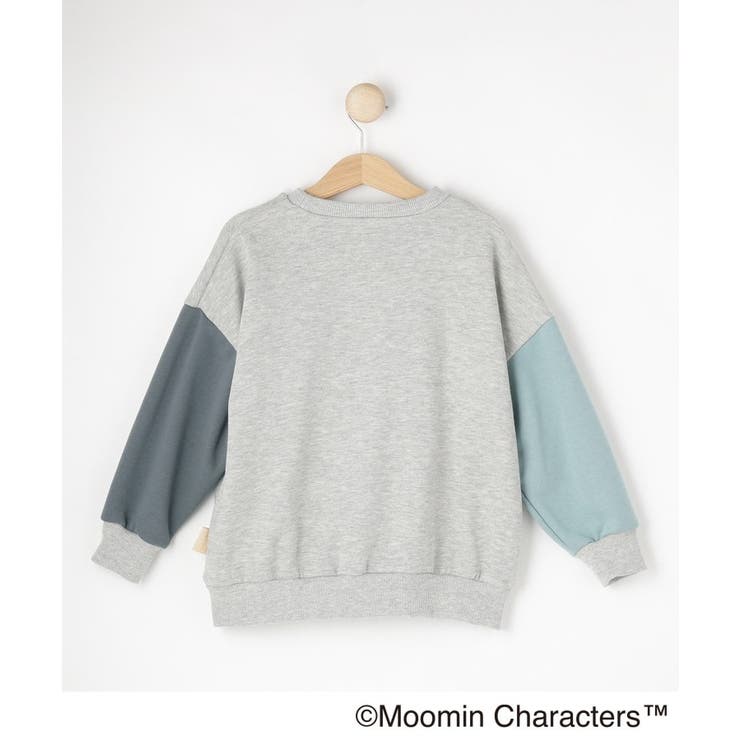 【MOOMIN】袖配色スウェットプルオーバー | SHOO・LA・RUE | 詳細画像2 