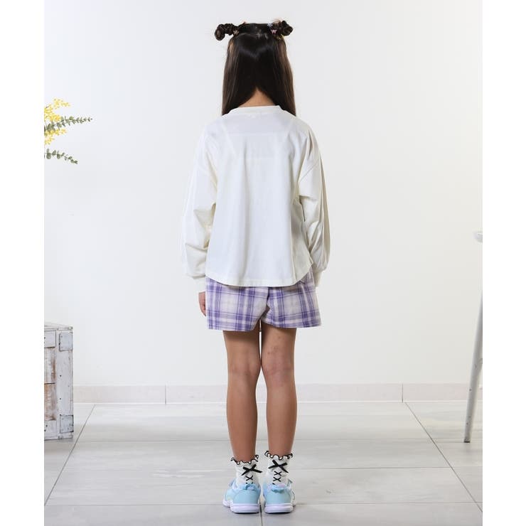 【110-140cm】チャーム付きチェックプリーツスカパン | SHOO・LA・RUE | 詳細画像17 