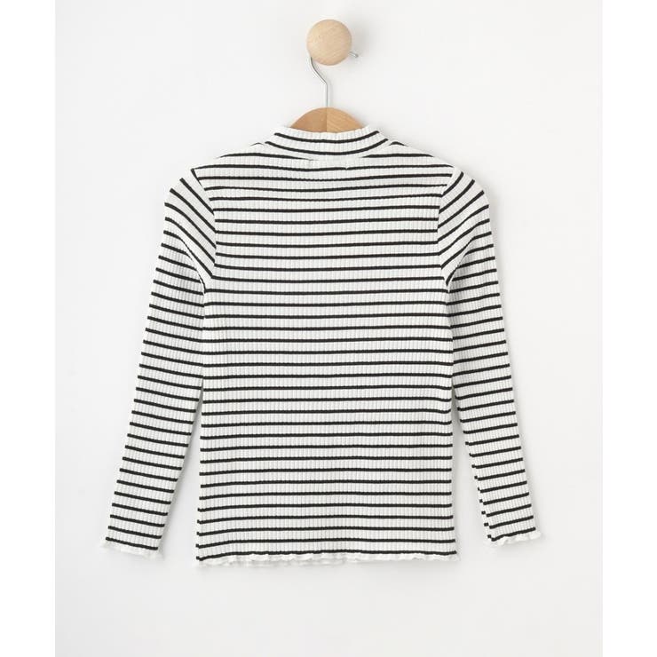 【100-150cm】刺繍ロゴ使いリブロンT | SHOO・LA・RUE | 詳細画像2 