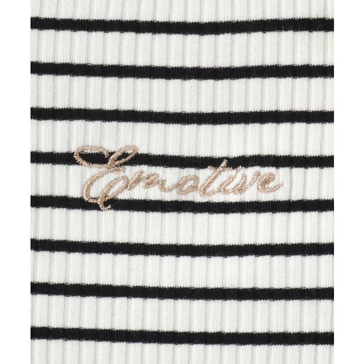 【100-150cm】刺繍ロゴ使いリブロンT | SHOO・LA・RUE | 詳細画像6 