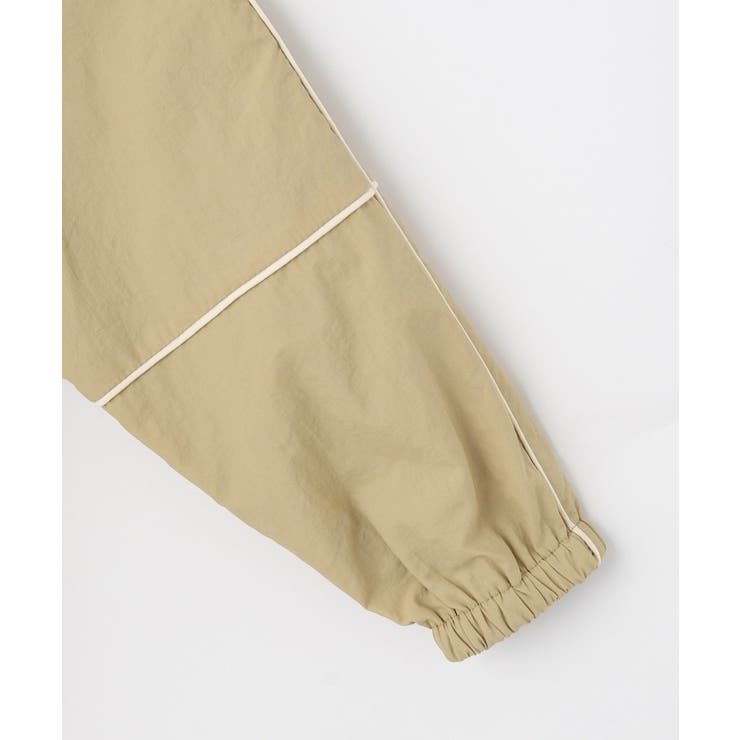 【100-150cm/洗える/男女兼用】スタンドカラー パイピングブルゾン | SHOO・LA・RUE | 詳細画像7 