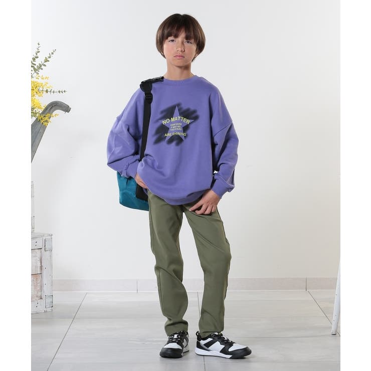 【100-150cm/洗える/男女兼用】ストレッチ カラースキニーパンツ | SHOO・LA・RUE | 詳細画像19 