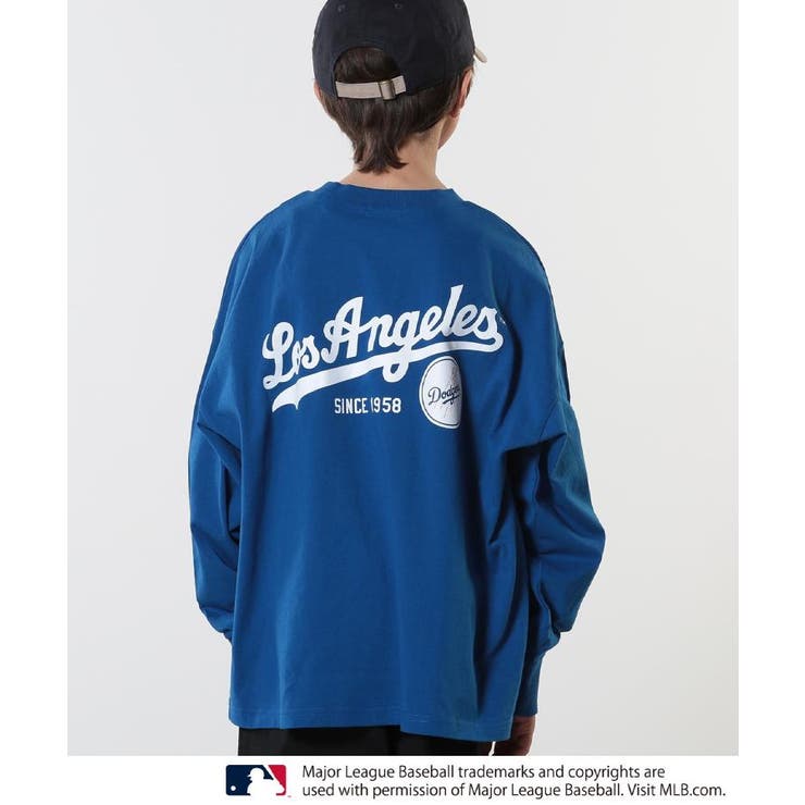 ブルー(093) | 【MLB】オーバーサイズロンT | SHOO・LA・RUE