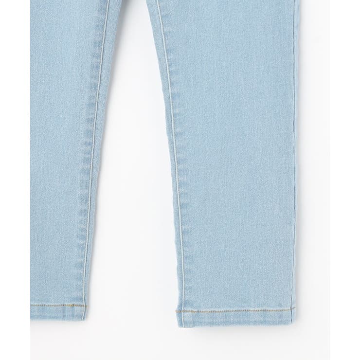 【100-150cm/洗える/男女兼用】ストレッチ デニムスキニーパンツ | SHOO・LA・RUE | 詳細画像9 