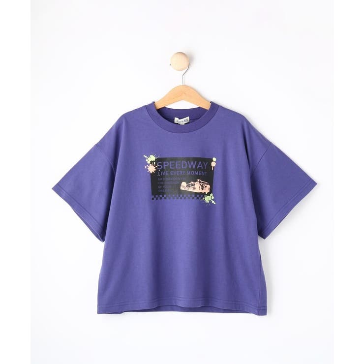 パープル(082) | 【130-150cm】BOYプリントTシャツ | SHOO・LA・RUE
