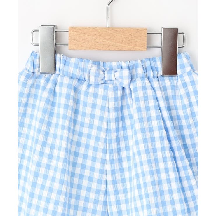 【100-150cm】着るだけでコーデが決まる ギンガムチェックセットアップ | SHOO・LA・RUE | 詳細画像10 