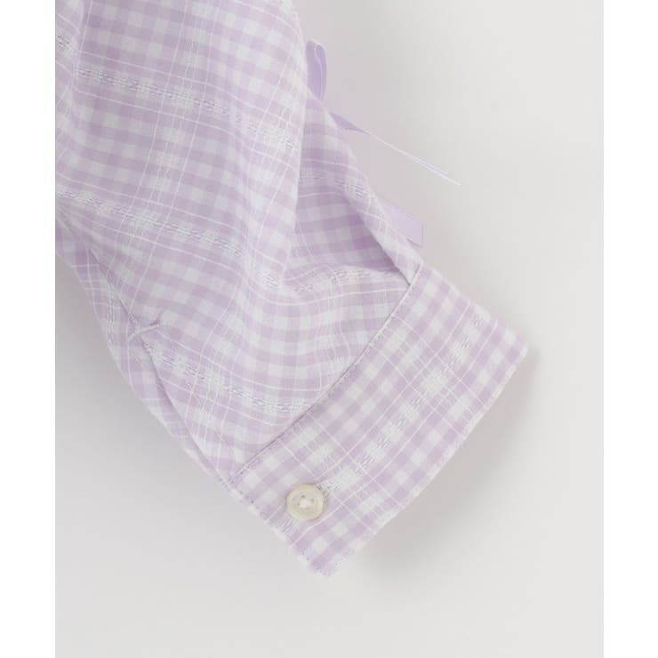 【洗える 100 150cm】お袖リボンがアクセント | SHOO・LA・RUE | 詳細画像5 