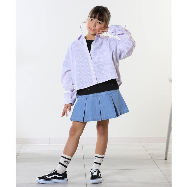 【洗える 100 150cm】お袖リボンがアクセント | SHOO・LA・RUE | 詳細画像14 