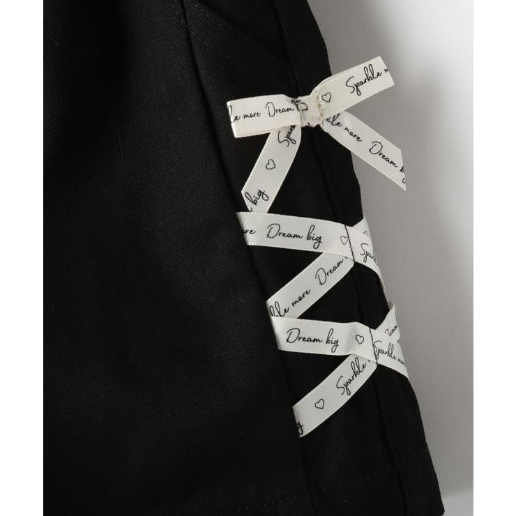 【100-150cm】大人ぽい着こなしに サイドレースアップ ショートパンツ | SHOO・LA・RUE | 詳細画像7 