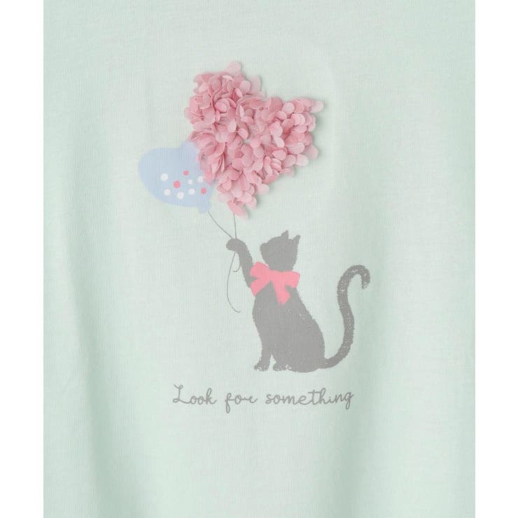【100-150cm/ひんやり】花びらモチーフTシャツ | SHOO・LA・RUE | 詳細画像7 