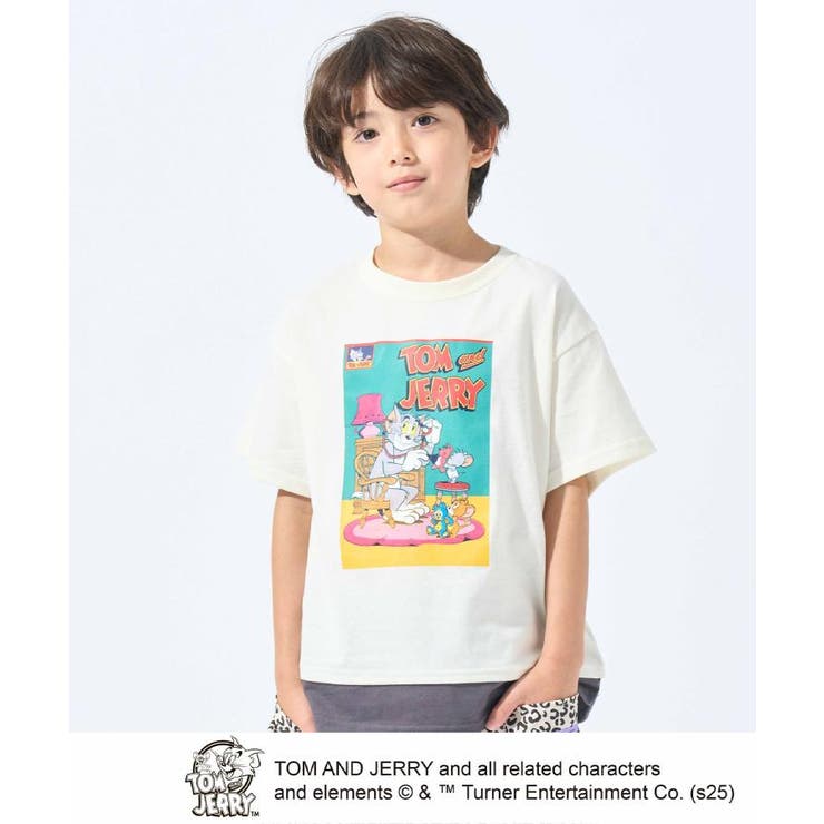 オフホワイト(003) | 【TOM and JERRY】 ひんやり裾レイヤードTシャツ | SHOO・LA・RUE