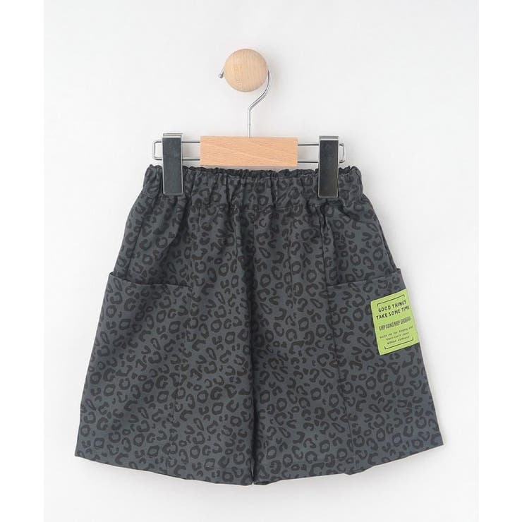 チャコールグレー(014) | 【100-150cm/撥水】サイドポケット総柄ハーフパンツ | SHOO・LA・RUE