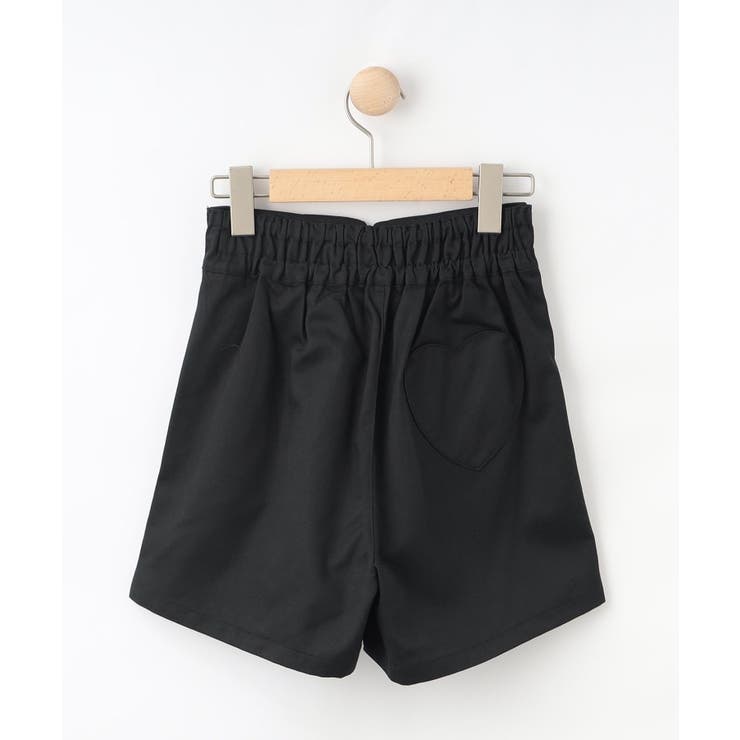 【130-150cm】ハートモチーフに心ときめく ハイウエストショートパンツ | SHOO・LA・RUE | 詳細画像3 