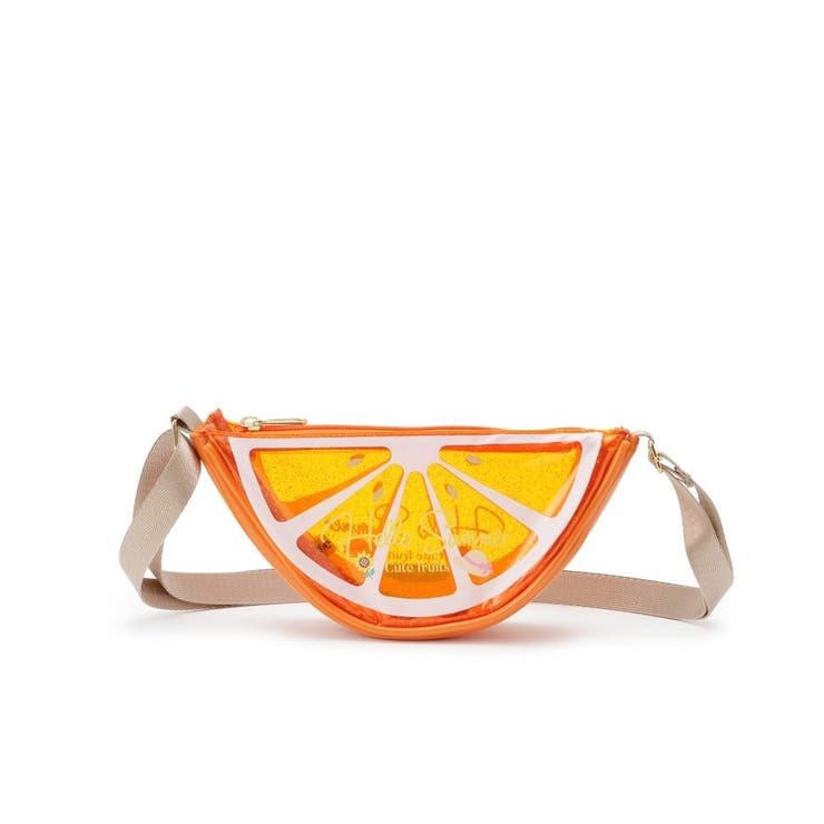 オレンジ(066) | PVCフルーツポシェット | SHOO・LA・RUE